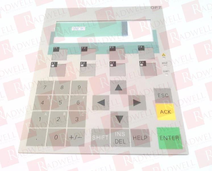 RADWELL VERIFIED SUBSTITUTE 6AV3607-1JC00-0AX2-SUB-KEYPAD