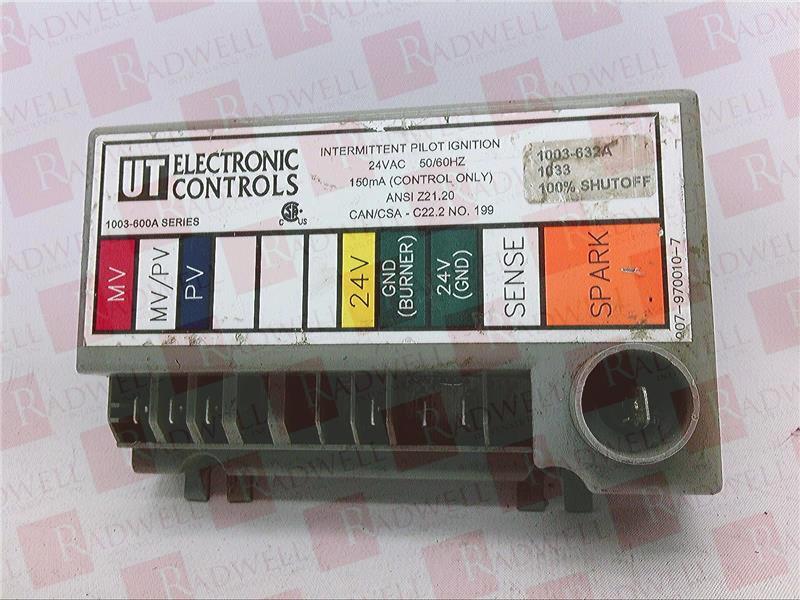 UT ELECTRONIC CONTROLS 1003-600A
