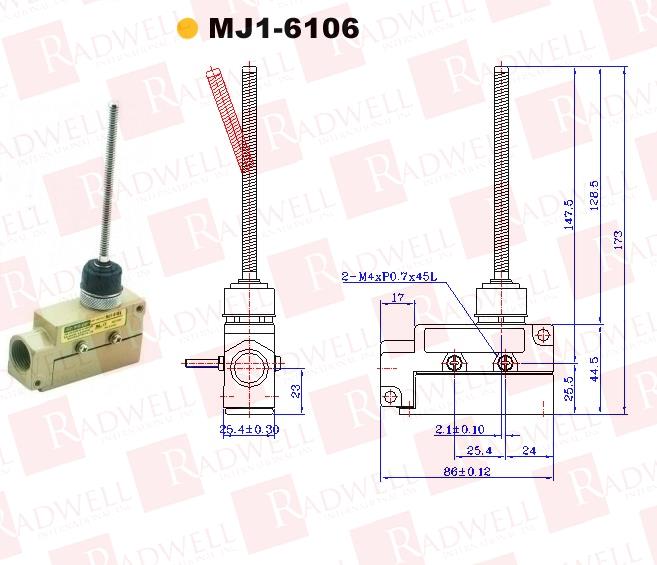 MOUJEN SWITCH MJ1-6106-FM