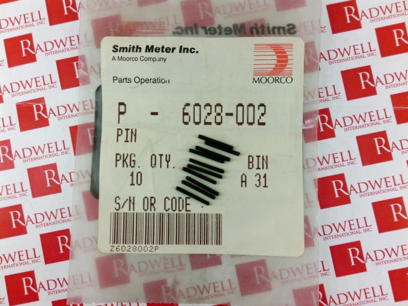 SMITH METER INC P-6028-002