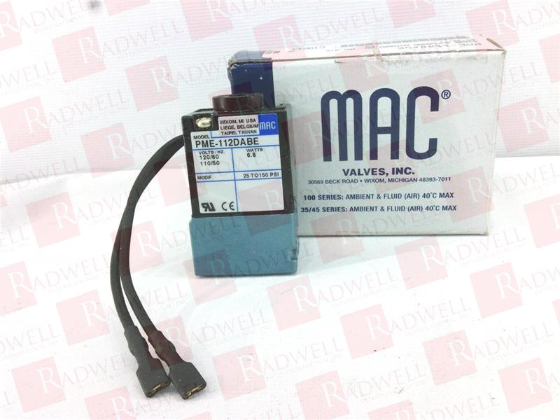 MAC VALVES INC PME-112DABE