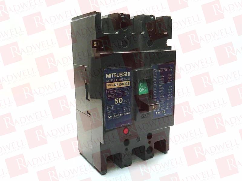 NF100-SS-3P-50A Molded Case Circuit Breaker by MITSUBISHI