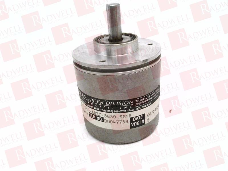 BEI SENSORS H25E-F4-SS-2540-ABZC-8830-SM18