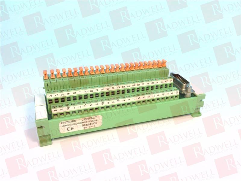 UM45-D26SUB/S/MT/F-SO3924 Terminal Blk/Strip Wiring Dev by PHOENIX CONTACT