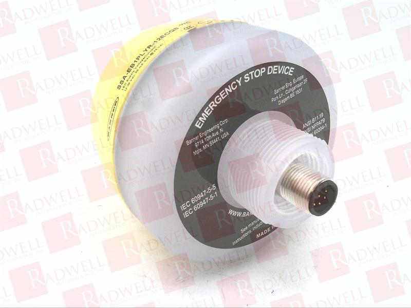 SSA-EB1PLYR-12ECQ8-WC Pushbutton by BANNER ENGINEERING