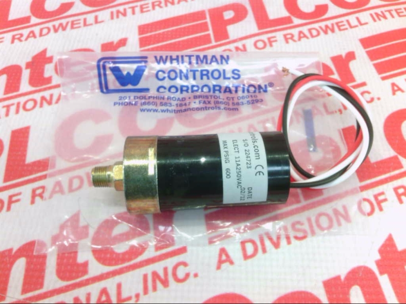 WHITMAN CONTROLS P90-2-52-L-11A-250VAC