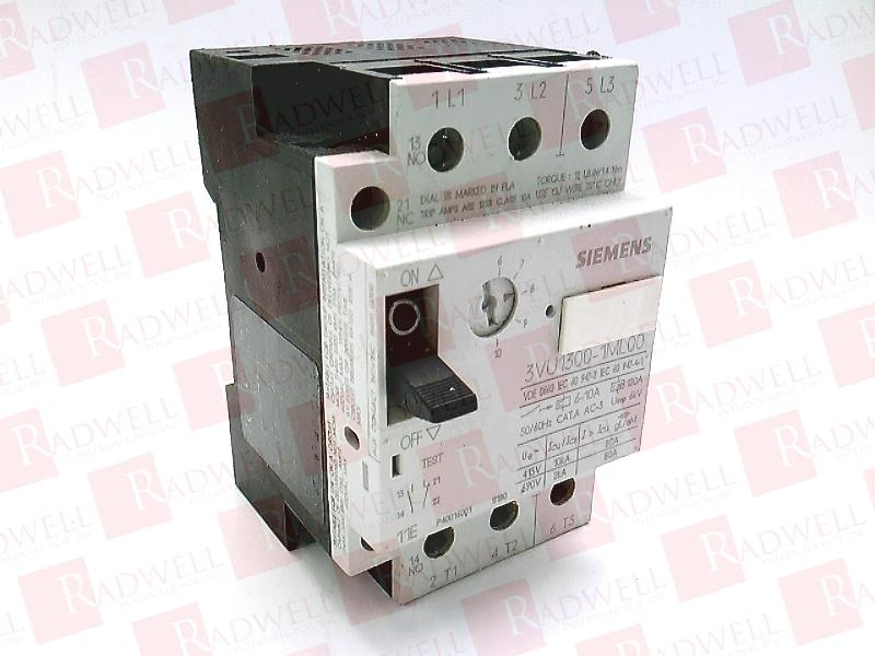 # 9 RT1 3840 Details about  / Motor circuit breaker SIEMENS 3VU1300-1MD00 0.24-0.4