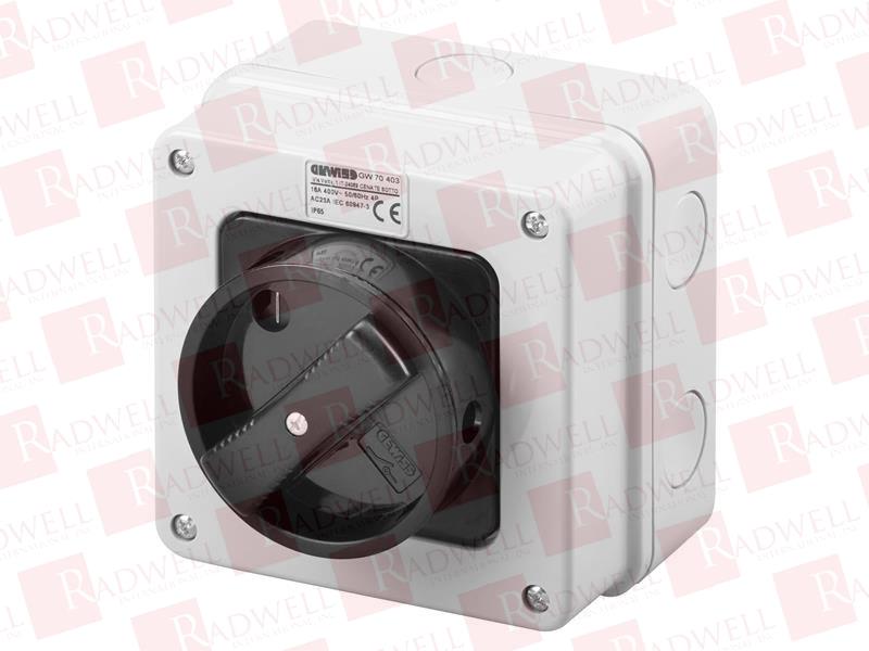 GW70406 Rotary Switch by GEWISS