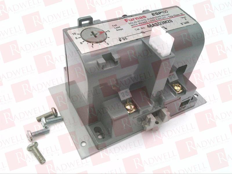 Siemens Esp100 Solid State Overload Relay 48ASD3M20 for sale online 