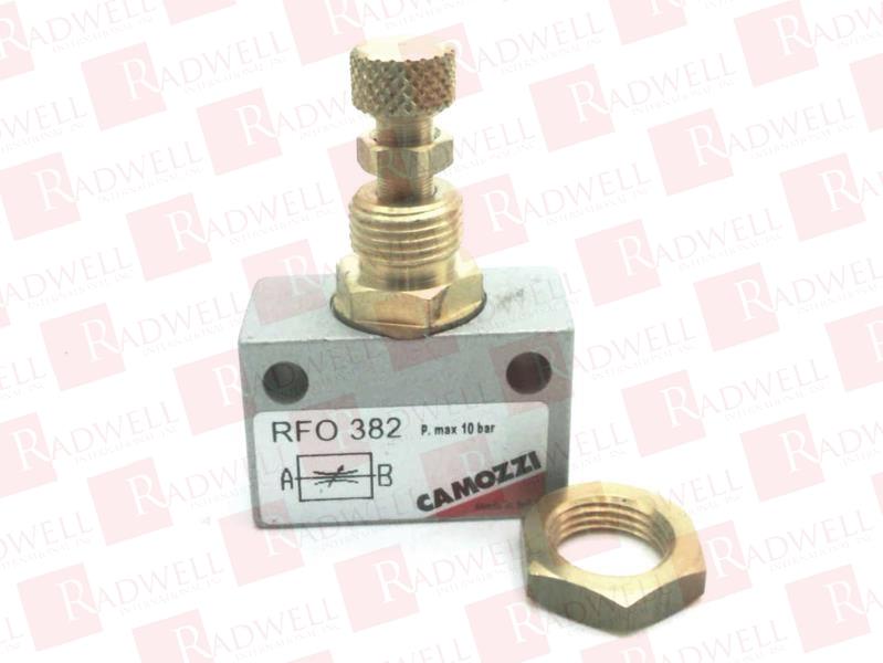 NEW Camozzi RFO-382 Bidirectional flow control valve 