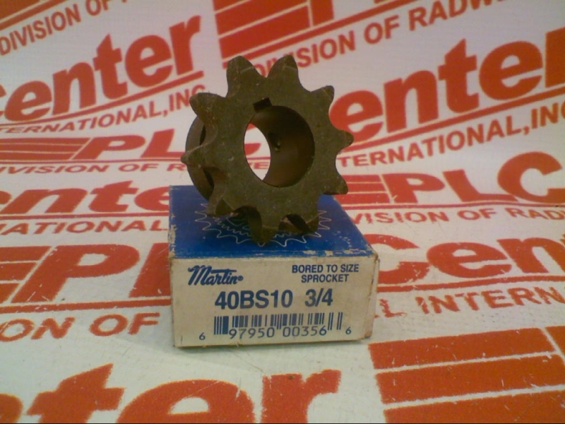 MARTIN SPROCKET & GEAR INC 40BS10 3/4