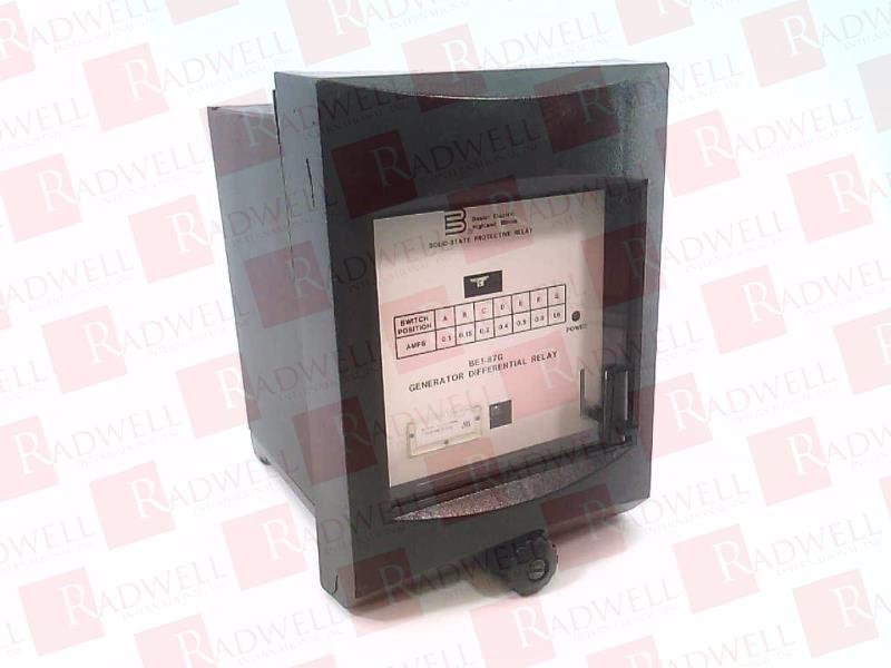 Be1 87g S1a A1c A0n0 Phasevoltage Loss Relay By Basler Electric