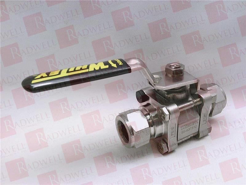SWAGELOK .516" STAINLESS STEEL PNEUMATIC ACTUATED BALL VALVE 131SR SS-63TS12 