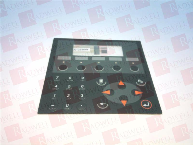 RADWELL VERIFIED SUBSTITUTE E200-02800F-SUB-KEYPAD