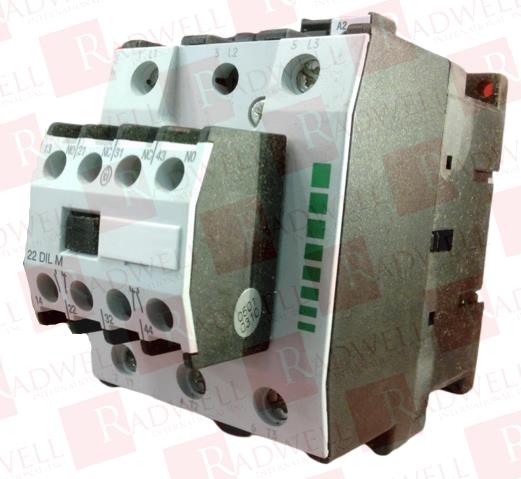 Auxiliary Switch 22 Dilm Details about   Moeller DIL2M Protective 22kW 3Polig Coil 220VAC 