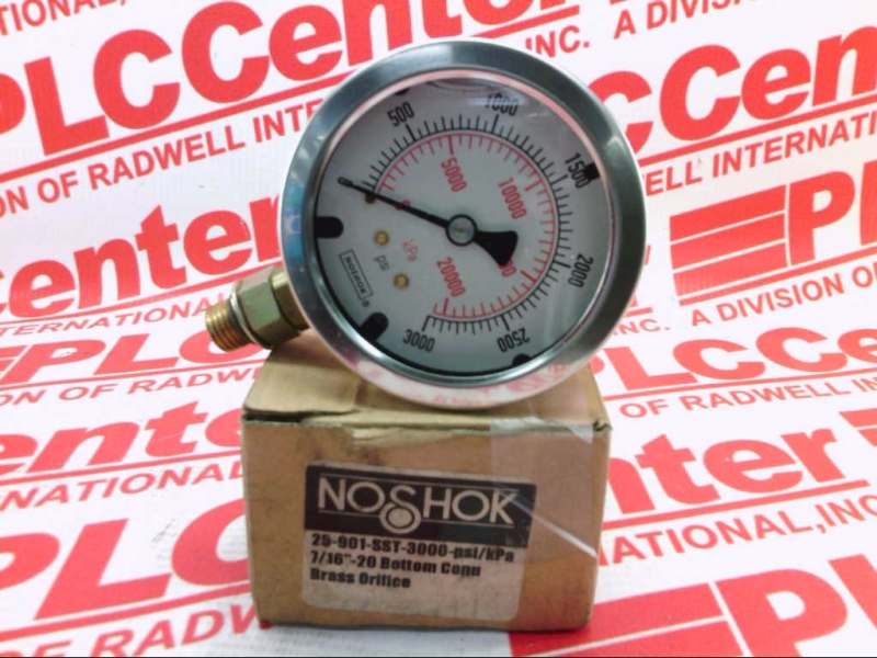 NOSHOK 25-901-SST-3000-PSI/KPA-BP3-CC