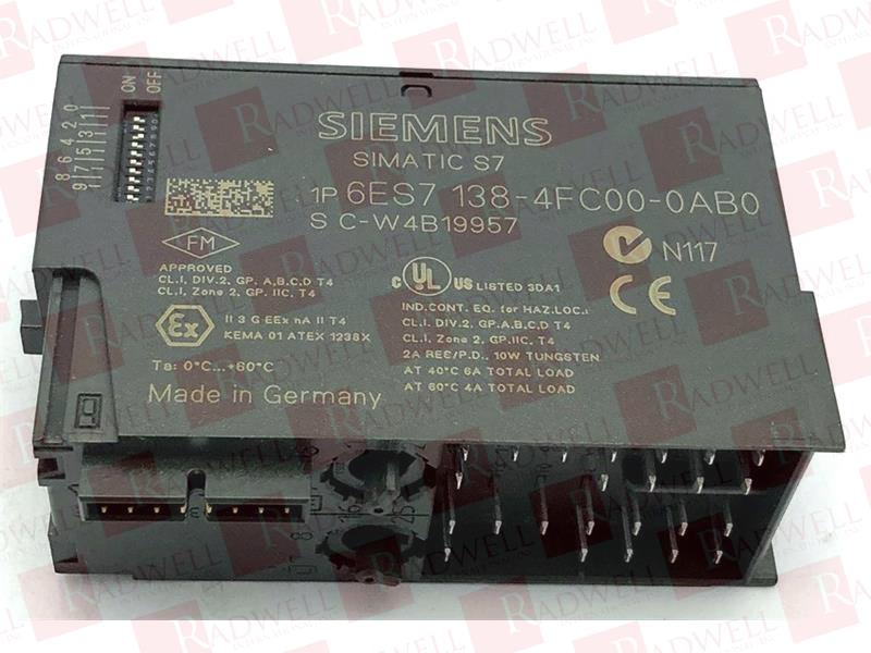 SIEMENS 6ES7138-4FC00-0AB0