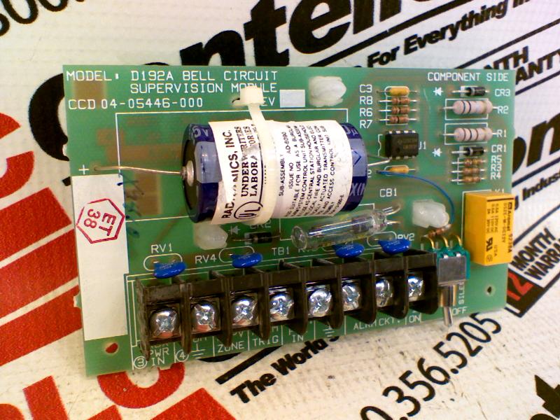 Radionics D192A Bell Circuit Supervision Module 