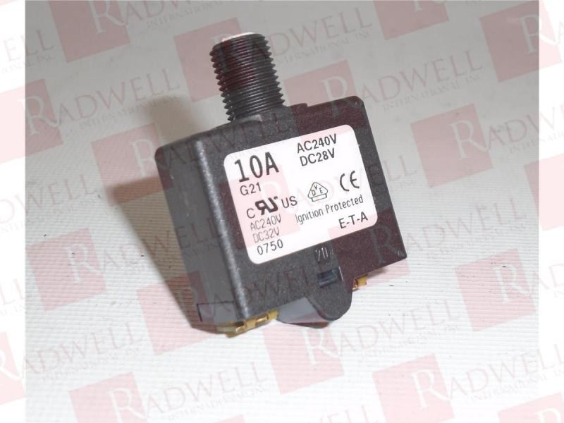 E-T-A CIRCUIT BREAKERS 1658-G21-00-S83-10A