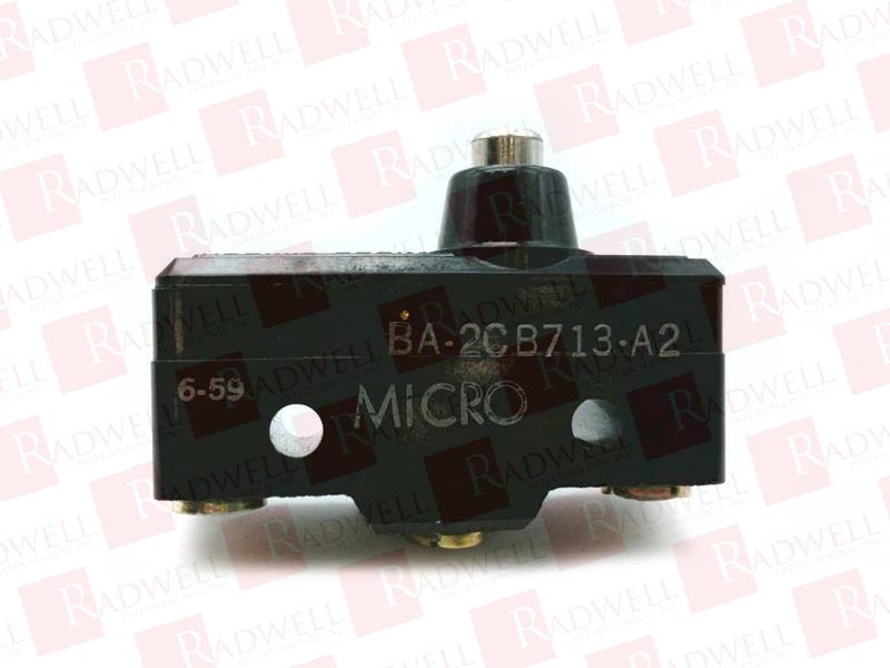 Details about   Micro Switch WA-2CB713-A2 Pushbutton Basic Switch WA2CB713A2 
