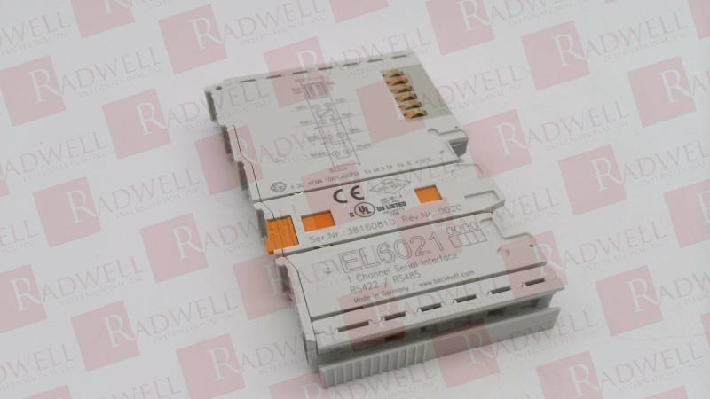Beckhoff New Lower Price EL6021,1 Channel Serial Interface RS422/RS485. 