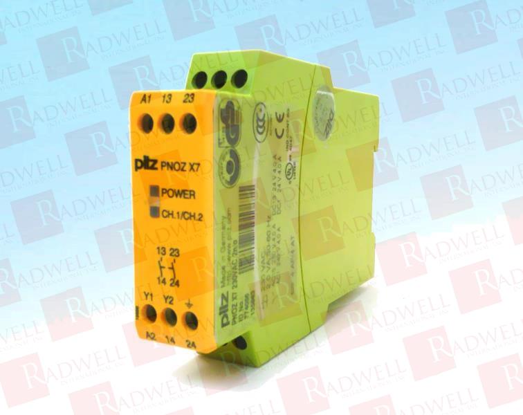 PNOZ-X7-230VAC 2N/O Safety Relay By PILZ