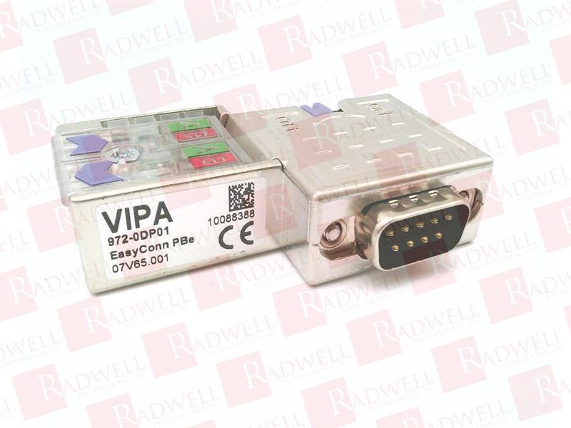 VIPA EasyConn Profibus Connector 972 0DP01 Profibus 90 Degree Material ...