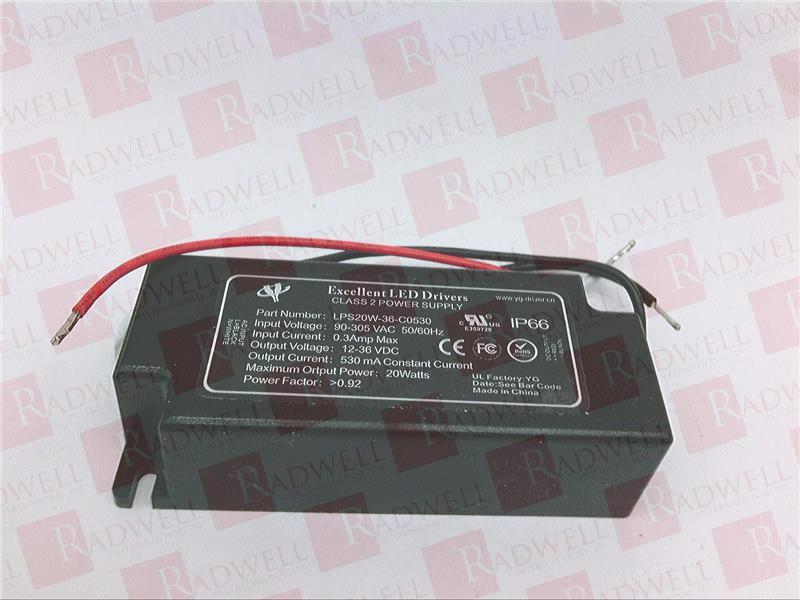 SHENZHEN YIGUANG TECHNOLOGY LPS20W-36-C0530