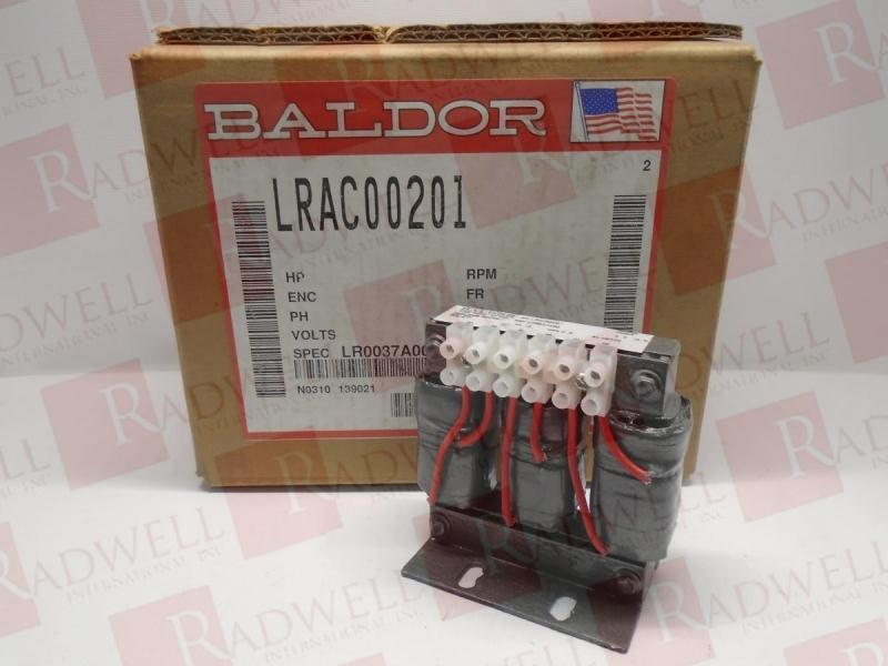 2 A 1-1.5 HP 12.0 mH Baldor LRAC00201 Line Reactor 