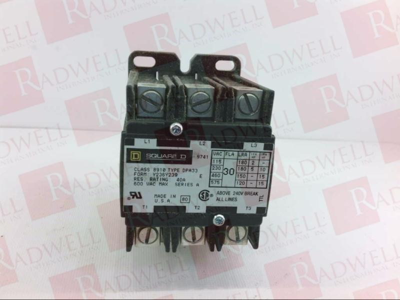 SCHNEIDER ELECTRIC 8910-DPA-33-V14-Y236-Y239