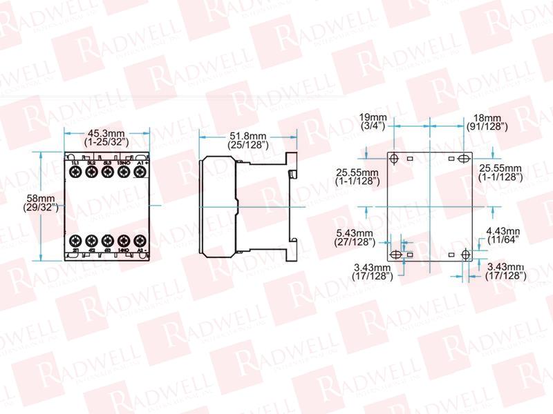 RADWELL VERIFIED SUBSTITUTE 3RT2016-1BC20-SUB