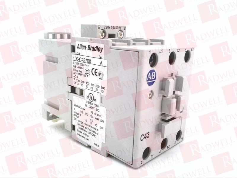 For 100-C43KF00 100-C43*00 AC contactor AC220V AC230V 