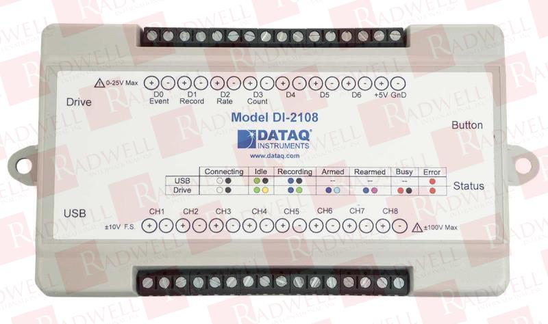 DI-2108 Sensor Controller By DATAQ INSTRUMENTS