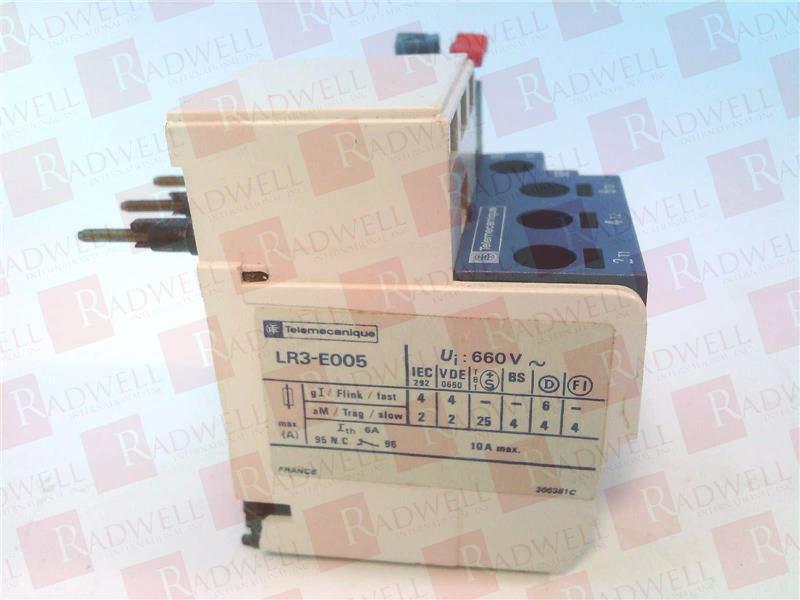 SCHNEIDER ELECTRIC LR3-E005