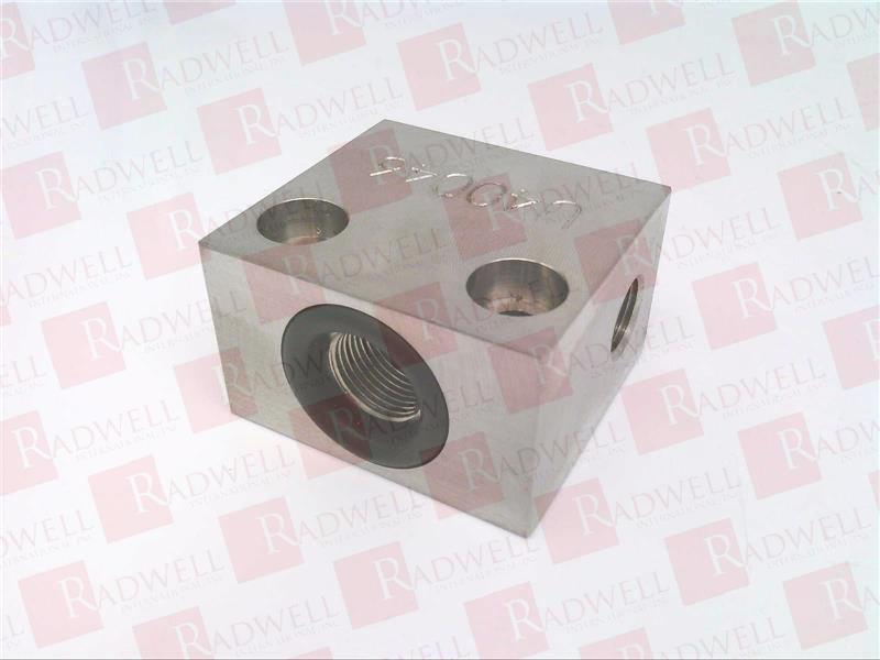 EFECTOR FLOW BLOCK, SS, 1/8-M12 -U40046