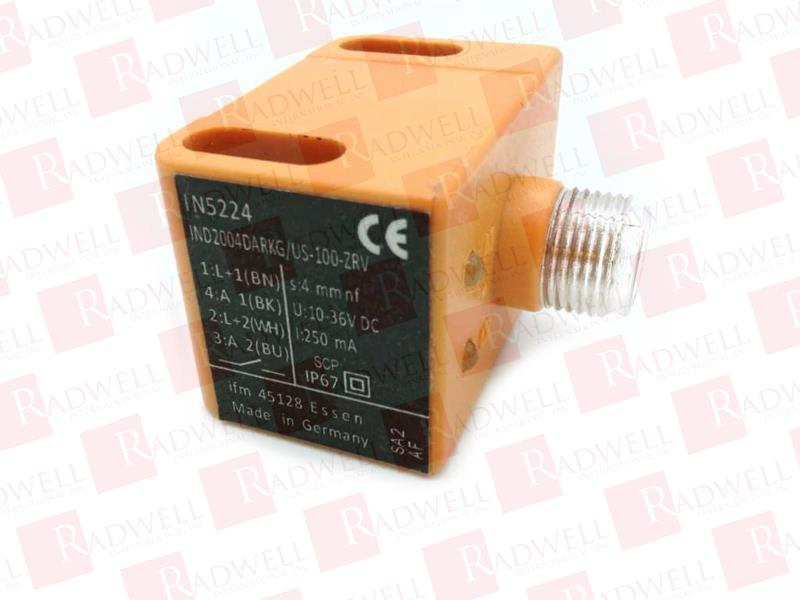 EFECTOR IND2004DARKG/US-100-ZRV-IN5224