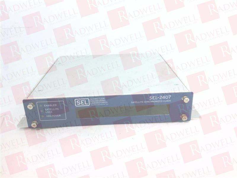 SEL-2407-24070013W Time Clock By SCHWEITZER ENGINEERING