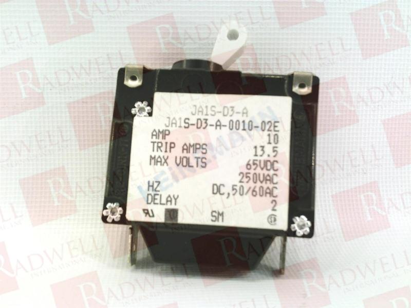 EATON CORPORATION JA1S-D3-A-0010-02E