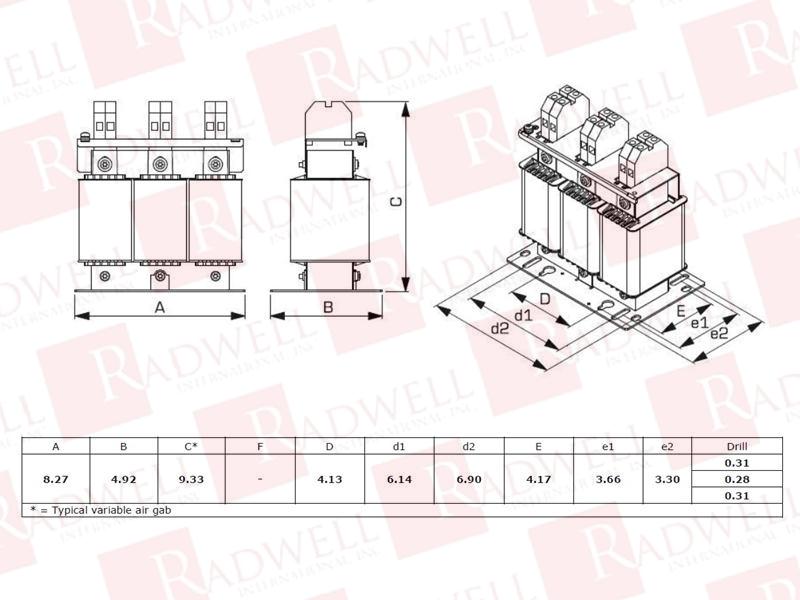 RADWELL VERIFIED SUBSTITUTE ALRC-055TBC-SUB