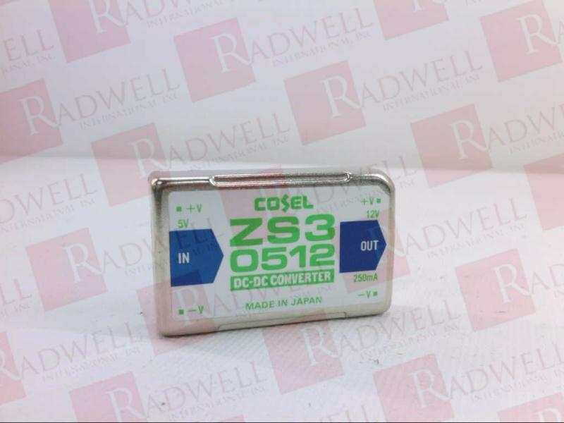 ZS3-0512 by COSEL - Buy Or Repair - Radwell.ca