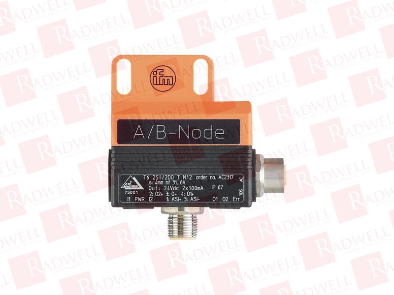 EFECTOR DUAL SENSOR T6 2SI 2DO T M12-AC2317