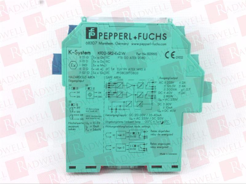 KFD2-SR2-Ex2.W KFD2SR2Ex2W 132960 Pepperl Fuchs switch amplifier New in Box 