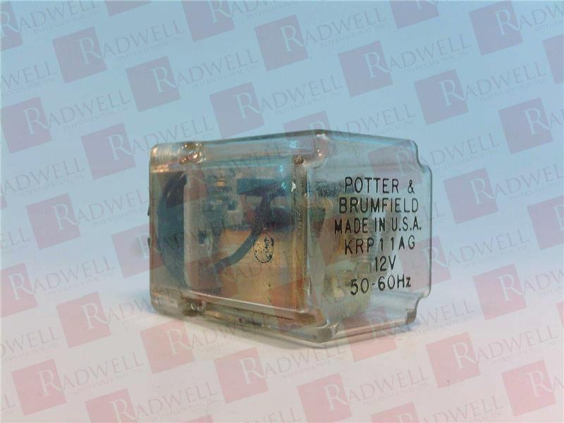Potter & Brumfield KRP11AG Relay 12 VAC 10a DPDT for sale online 