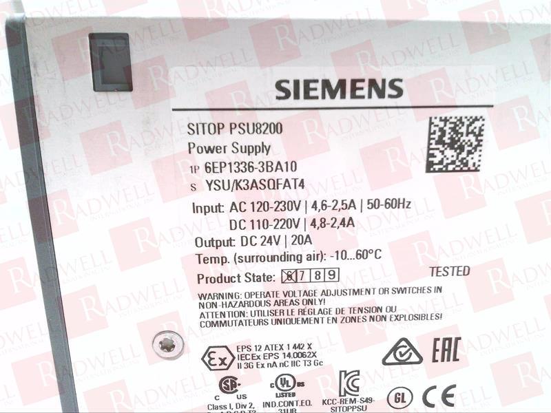 Siemens 6EP1336-3BA00 SITOP Power Module ~ Sold w/ 60 Day Warranty