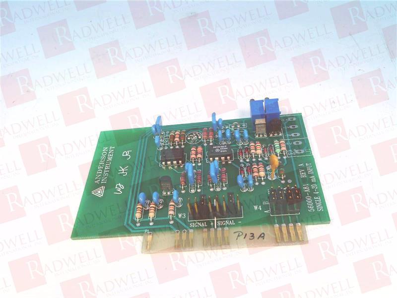 ANDERSON INSTRUMENTS 56000-A81 INPUT BOARD 56000A81 